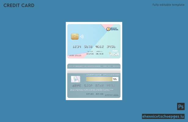 Beispielvorschau der Costa Rica Improsa Bank Visa-Karte